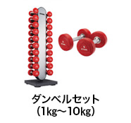 ダンベルセット（1kg〜10kg）
