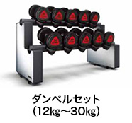ダンベルセット（12kg〜30kg）