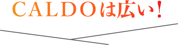 CALDOは広い！