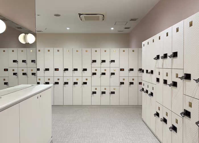カルド堀江のロッカールーム
