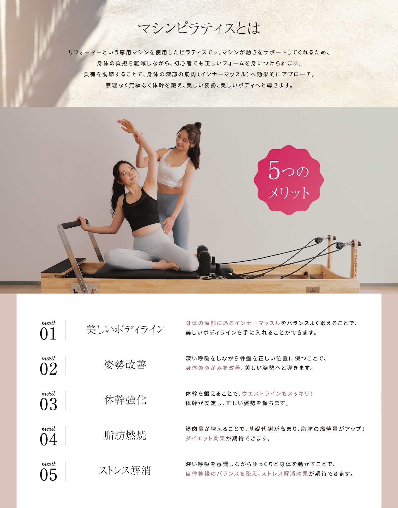 マシンピラティスとは